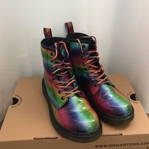 Rainbow Glitter Dr. Martens